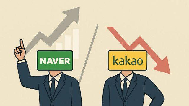네이버 첫 '분기 매출 3조' 눈앞…카카오 4분기 연속 역성장 우려