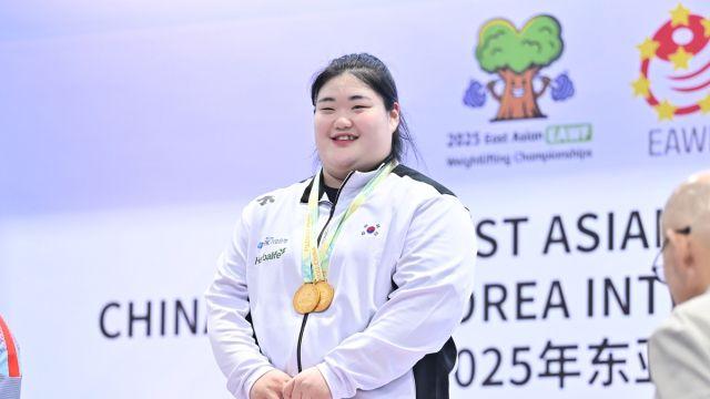 고양시청 박혜정, 동아시아역도 女 +86㎏급 제패