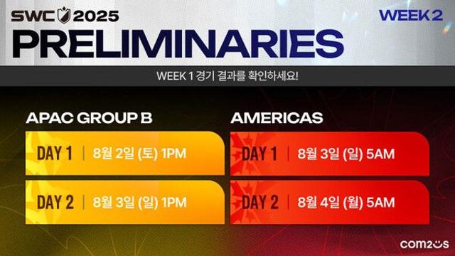 컴투스, 'SWC2025' 한국 예선 8월 2~3일 실시