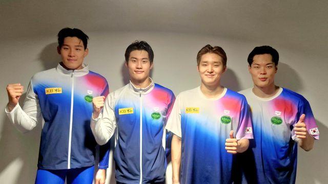 한국 남자 계영 800m, 세계선수권 5위…'2회 연속 메달' 아쉽게 불발
