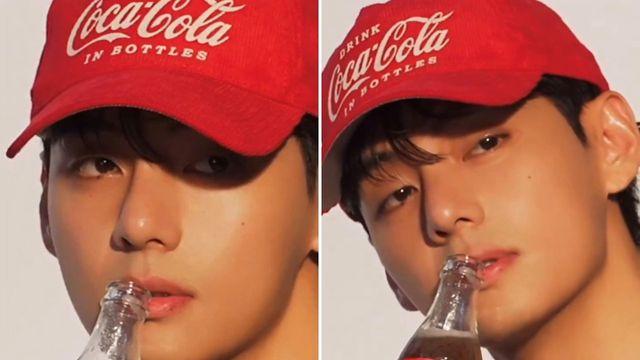뷔, 이번엔 코카콜라! 셀린느·까르띠에 이은 ‘C 브랜드’ 컬렉션 완성
