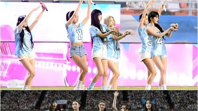 아이브 시축룩 논쟁 계속…'뉴진스 소환' 번지며 더 불붙었다 [엑's 이슈]