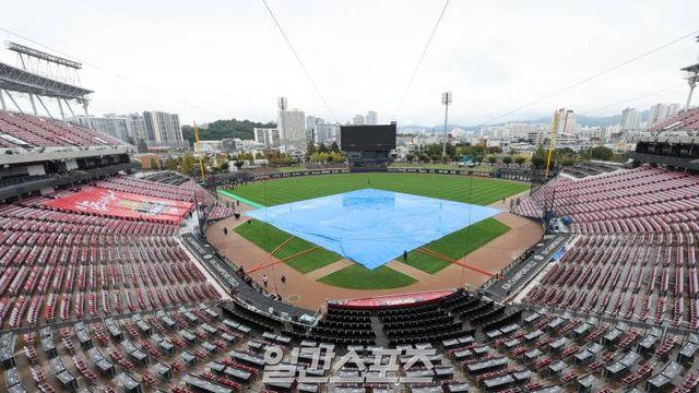 프로야구 KIA-한화 광주 경기 우천 취소