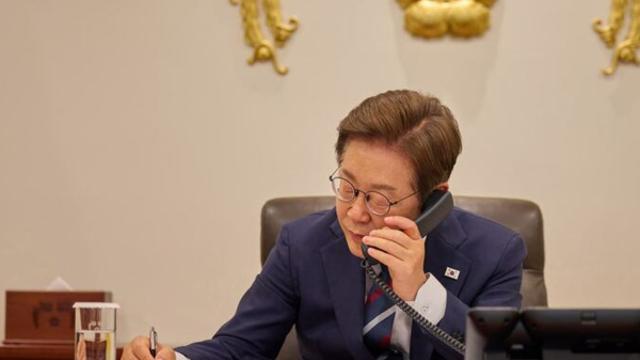 李대통령, 정청래 대표에 당선축하 전화 