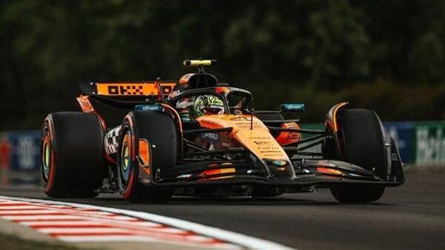 [2025 F1 제14전 헝가리 GP FP1] L. 노리스와 O. 피아스트리 1, 2위