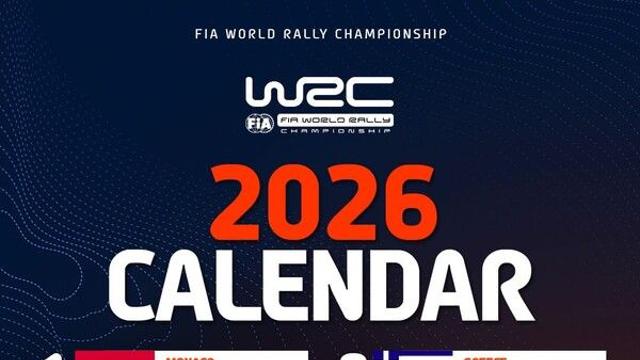 FIA WRC, 크로아티아 부활한 2026 시즌 캘린더 공개