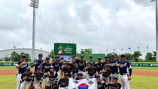 12세 이하 야구대표팀, 세계유소년선수권 동메달…사상 첫 입상