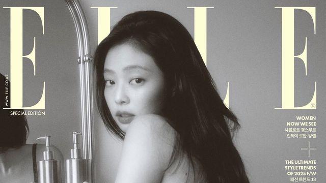 '글로벌 아이콘' 제니가 제안하는 페미닌룩의 정석, '실크 슬립 드레스'