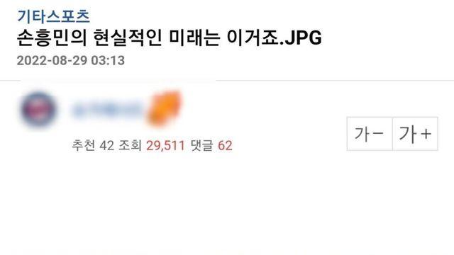 냉정냉정... 엠팍아재.. 손홍민 미래 평가...Jpg