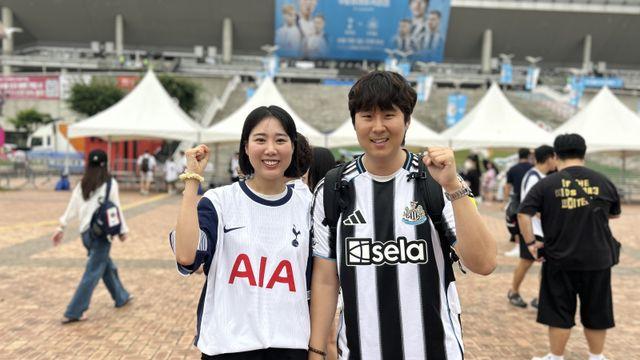 뉴캐슬 유니폼 입은 손흥민 팬 “개인적으로 고마운 선수, 토트넘 승리 예상한다” [IS 상암]