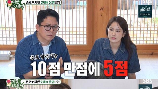 [TVis] ‘김지민♥’ 김준호 “지금 2세 낳아도 대학 가면 71세” 걱정 (미우새)
