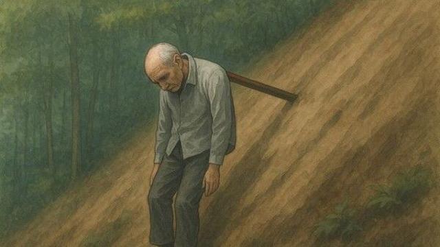 풀 베러 간다던 90대 남편…산 속 공중에 매달린 채 발견돼 결국 숨져