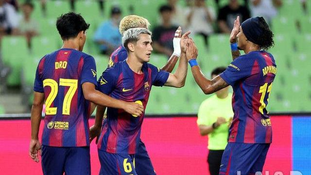 '가비 멀티골' 바르사, 대구 5-0 대파…韓 친선경기 2연승(종합)