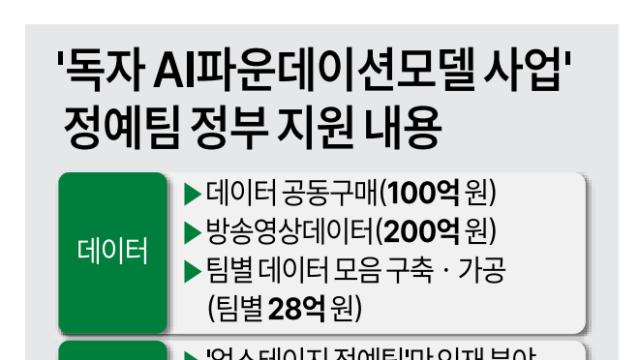 [K-AI 대표 기업] 정부, 독자 AI 모델 최종 5개팀 발표…생태계 본격 육성 시동