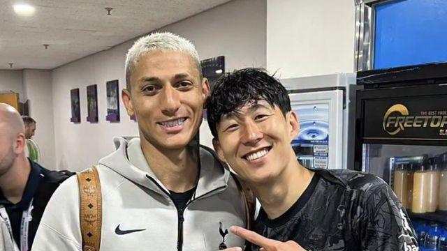 “쏘니, 경기장에서 안 보이면 어색할 거야…영광이었어” 손흥민과 추억 곱씹은 히샤를리송