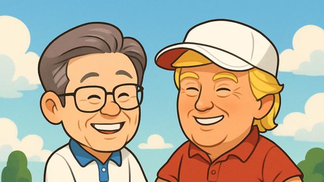 李在明开启夏日休假 恶补高尔夫全力准备韩美首脑会谈