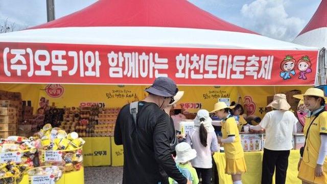 오뚜기, '2025 화천 토마토축제' 성료