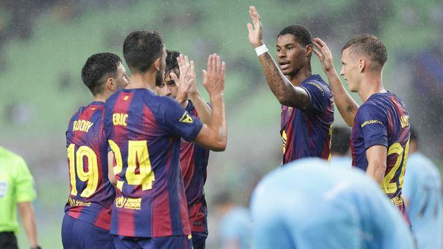[IN REVIEW] 래시포드 첫 골+야말 신들린 활약...바르셀로나, 대구 5-0 대파! 폭우 속 한여름 밤 축제