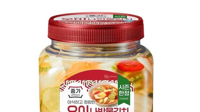 대상 종가, 여름 한정 '오이나박물김치' 출시