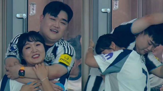 이수지, 손흥민 고별전서 ‘불륜캠 패러디’…6만 관중 폭소