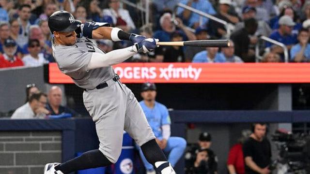 MLB 홈런왕 노리는 양키스 저지, 부상 열흘 만에 복귀 가능성↑