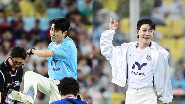 시축에 하프타임 공연까지…영탁, 축구장에서도 '찐이야' [현장뷰]