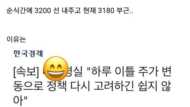 갑자기 코스피 떡락하는 이유(격추재업)
