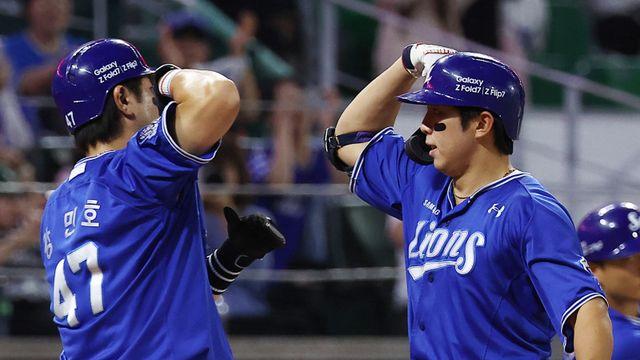 '김영웅 2개·디아즈 1개' 삼성, 홈런 앞세워 SSG 제압…지긋지긋한 5연패 탈출 [IS 인천]