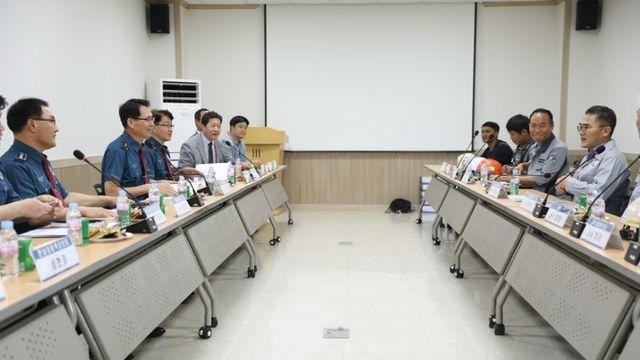 전남경찰청장, 외국인 근로자 인권보호 현장 간담회 실시