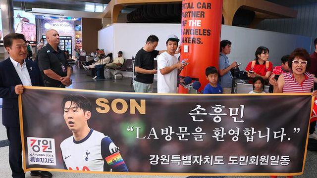 “LA 방문을 환영합니다”→’NO.7 SON’ 유니폼까지 등장… 이미 미국은 축제 분위기
