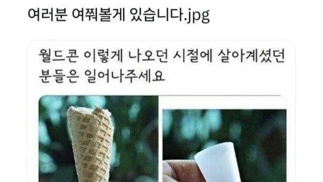 초딩때 월드콘 이렇게 나왔으면 약간 나이먹은거임.jpg