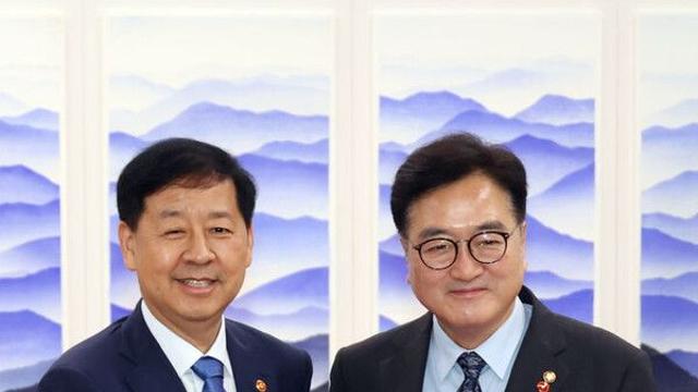우원식, 구윤철 경제부총리·조현 외교부 장관 접견