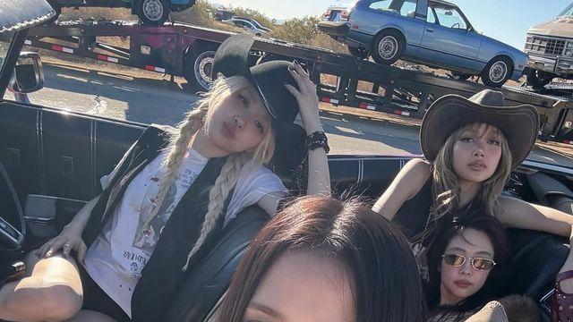 블랙핑크 제니·로제·지수·리사, 9주년 자축 