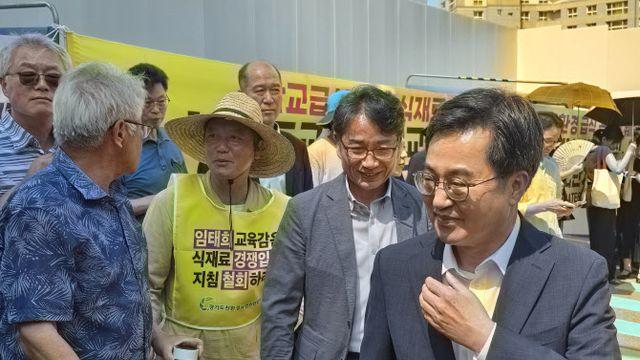 일촉즉발 '학교급식 갈등'...김동연 중재에 임태희 답하다