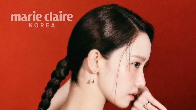 융프로디테, 블랙 오프숄더와 루비 네크리스로 '역대급' 비주얼 폭발