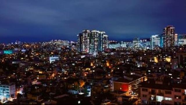 슬라이드로 야경 찍기