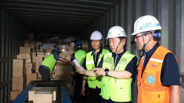 한진, 사업장 안전관리 재점검…현장 찾은 노삼석 사장