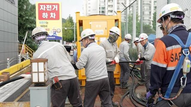 HD현대삼호, 변전소 복구 완료…야드 전체 전력 공급