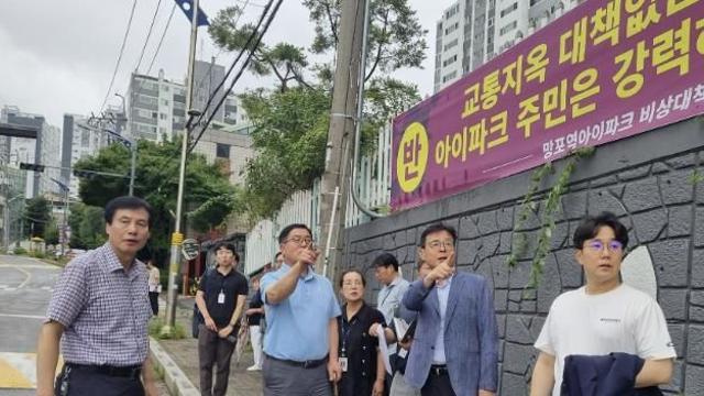 장수석 수원 영통구청장, 망포역세권 복합개발사업 현장 확인