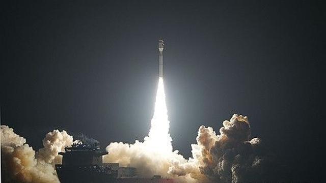 中, 산둥성 부근 서해상에서 SD-3로켓 발사…