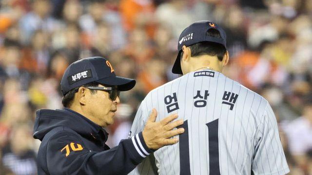 무너진 FA 78억 엄상백, 결국 10일 2군 강등…KIA는 조상우 1군 '콜업'