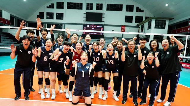 U-21 여자배구대표팀, 크로아티아에 3-2 역전승…세계선수권 첫 승