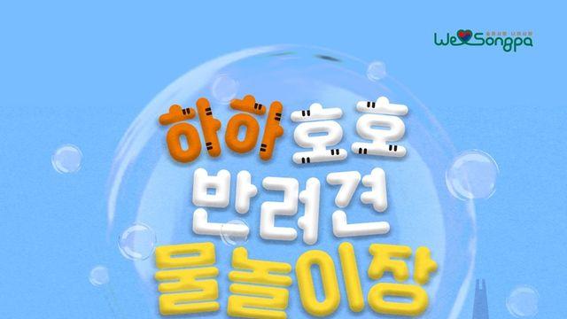 송파구 17일 ‘하하호호 반려견 물놀이장’ 운영