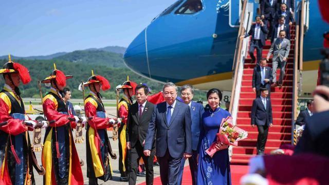 Tổng Bí thư Tô Lâm đến Seoul…Bắt đầu các hoạt động chính thức trong chuyến thăm cấp nhà nước Hàn Quốc