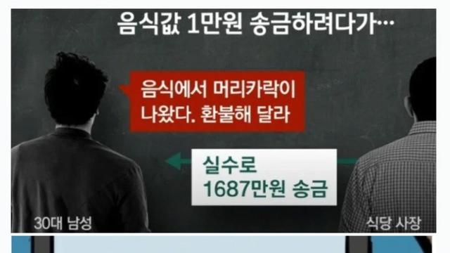 실수로 약 1600만원 송금해서 돌려달라 하자 되레 상대방 고소 .jpg