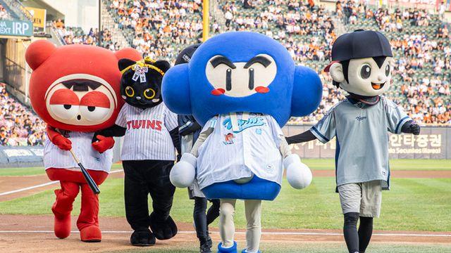 크아 다오와 배찌, LG트윈스 시구·시타자로 섰다