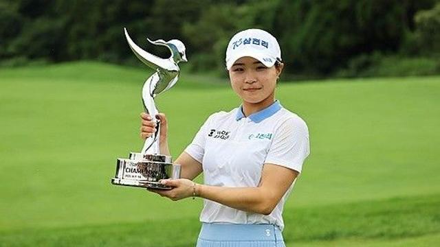 KLPGA 첫 우승 고지원, 세계랭킹도 107계단 껑충