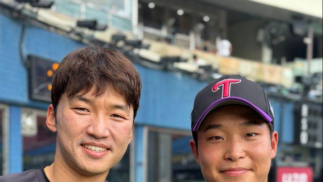 주장과 신인의 포옹 브로맨스, 박해민 “그러면서 성장하는거다” 박관우 “울컥했다”