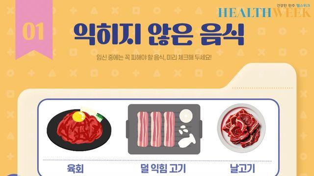 임신 중 주의해야 음식은?