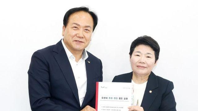이권재 오산시장, 임이자 국회 기재위원장 찾아 재난안전대응·주요현안사업 예산 건의